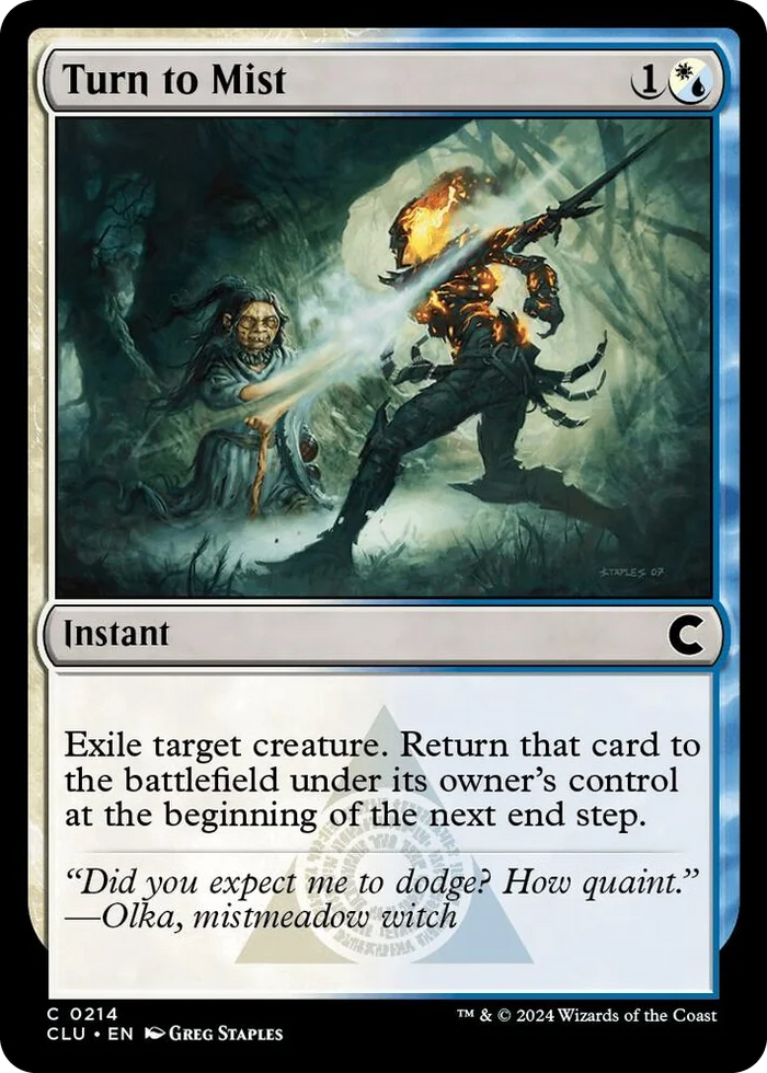 0214 Turn to Mist C Ravnica: Clue Edition