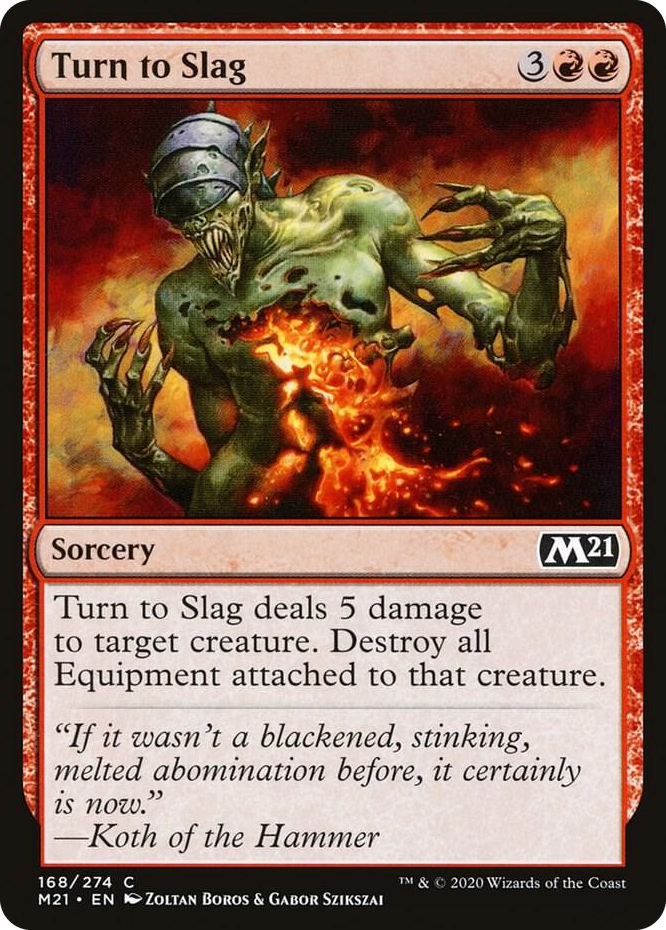 0168 Turn to Slag C Core Set 2021