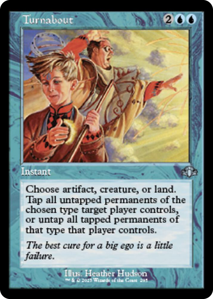 Turnabout (Retro Frame) #295 U - Dominaria Remastered Pokemon card