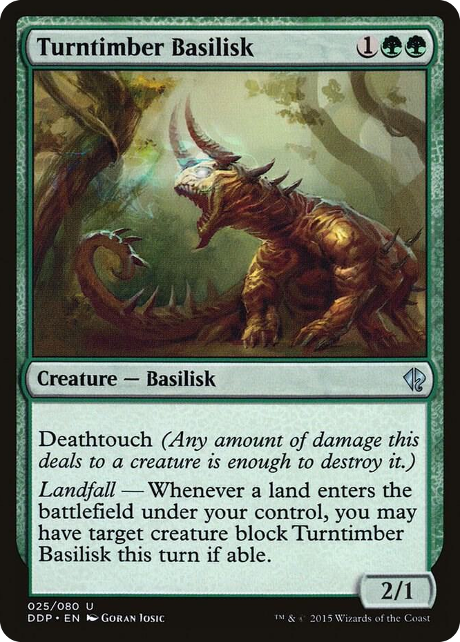 0025 Turntimber Basilisk U Duel Decks: Zendikar vs. Eldrazi