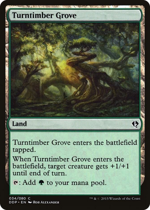 0034 Turntimber Grove C Duel Decks: Zendikar vs. Eldrazi