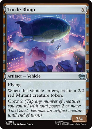 0180 Turtle Blimp U Teenage Mutant Ninja Turtles