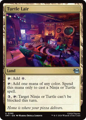 0190 Turtle Lair U Teenage Mutant Ninja Turtles