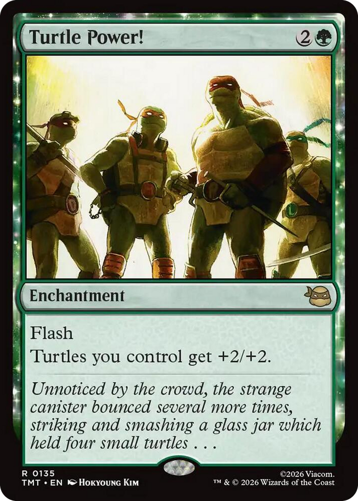 Turtle Power! #135 R - Teenage Mutant Ninja Turtles Pokemon card