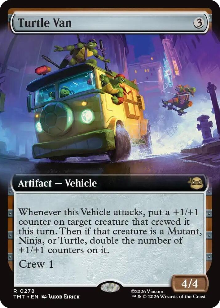 0278 Turtle Van (Extended Art) R Teenage Mutant Ninja Turtles