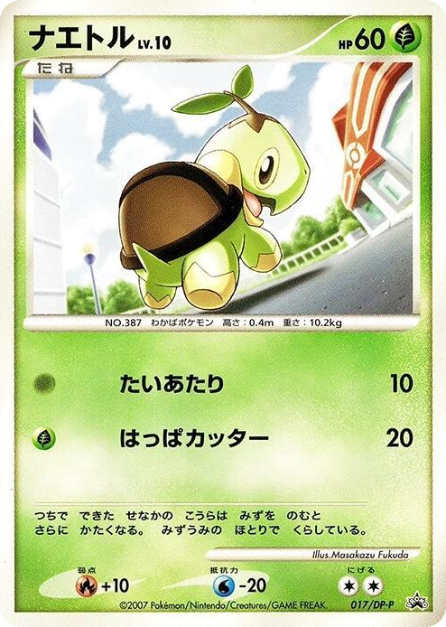 0017 Turtwig - 017/DP-P None DP-P Promotional cards