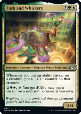 0468 Tusk and Whiskers (Galaxy Foil) U Unfinity