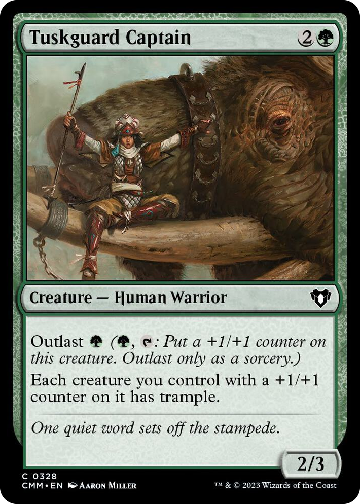 0328 Tuskguard Captain C Commander Masters