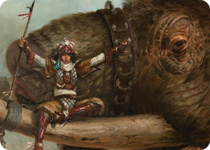 0016 Tuskguard Captain Art Card S Art Series: Commander Masters