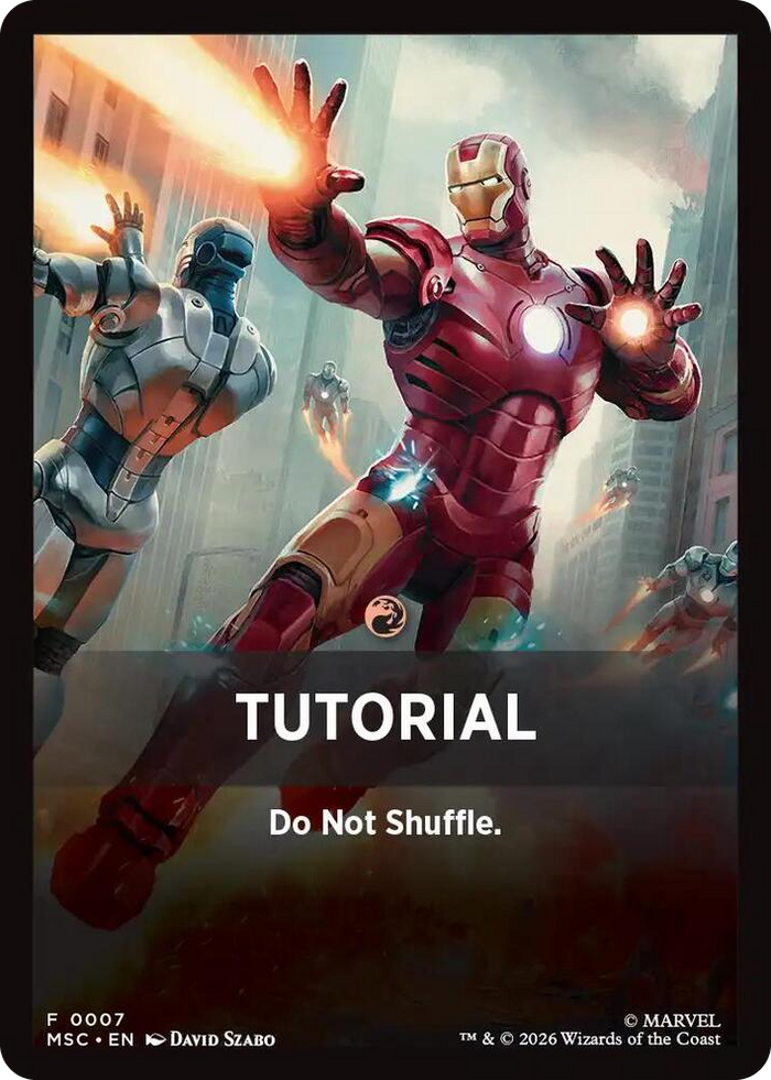 Tutorial Theme Card (0007) #7 T - Commander: Marvel Super Heroes Pokemon card