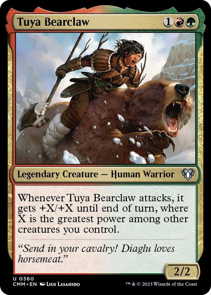 0360 Tuya Bearclaw U Commander Masters