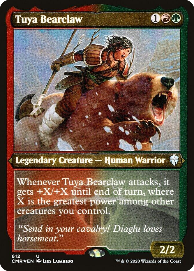 0612 Tuya Bearclaw (Foil Etched) U Commander Legends