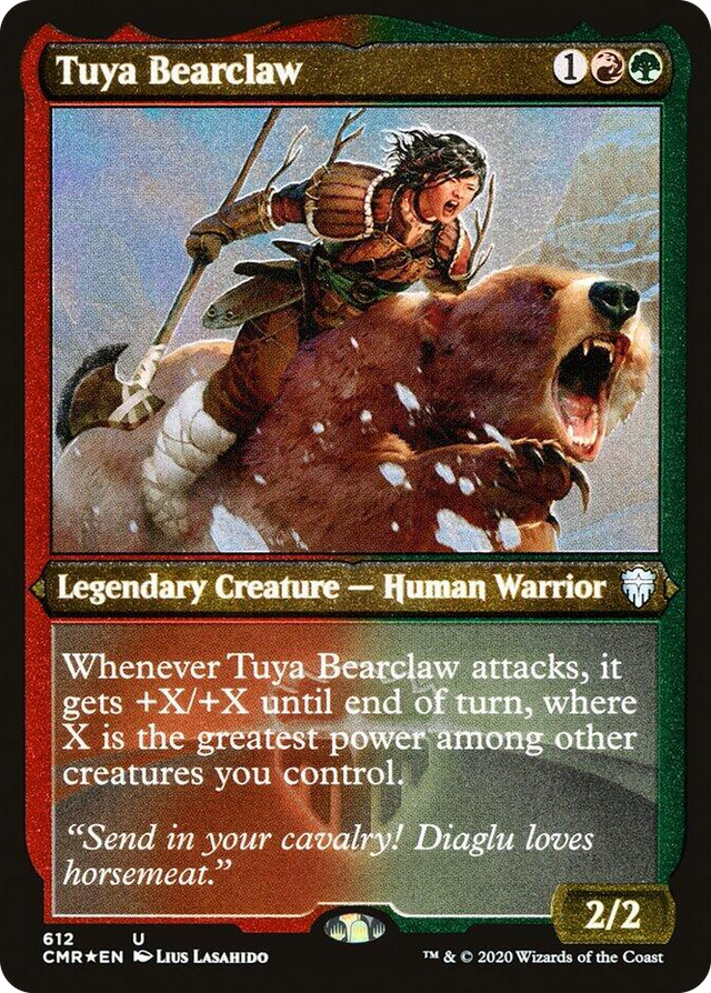 0612 Tuya Bearclaw (Foil Etched) U Commander Legends