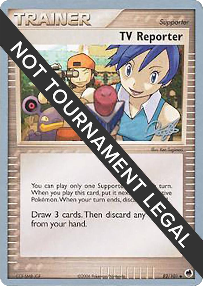 0082 TV Reporter - 2008 (Paul Atanassov) Uncommon World Championship Decks