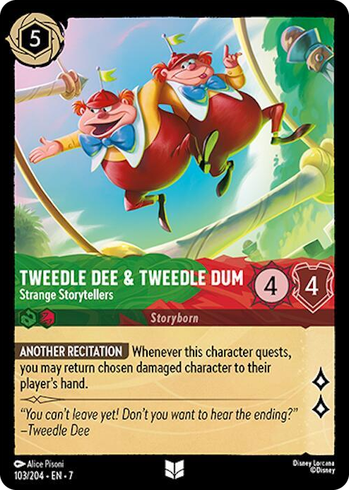 0103 Tweedledee & Tweedledum - Strange Storytellers Uncommon Archazia's Island