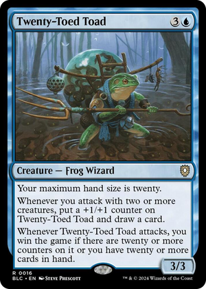 0016 Twenty-Toed Toad R Commander: Bloomburrow