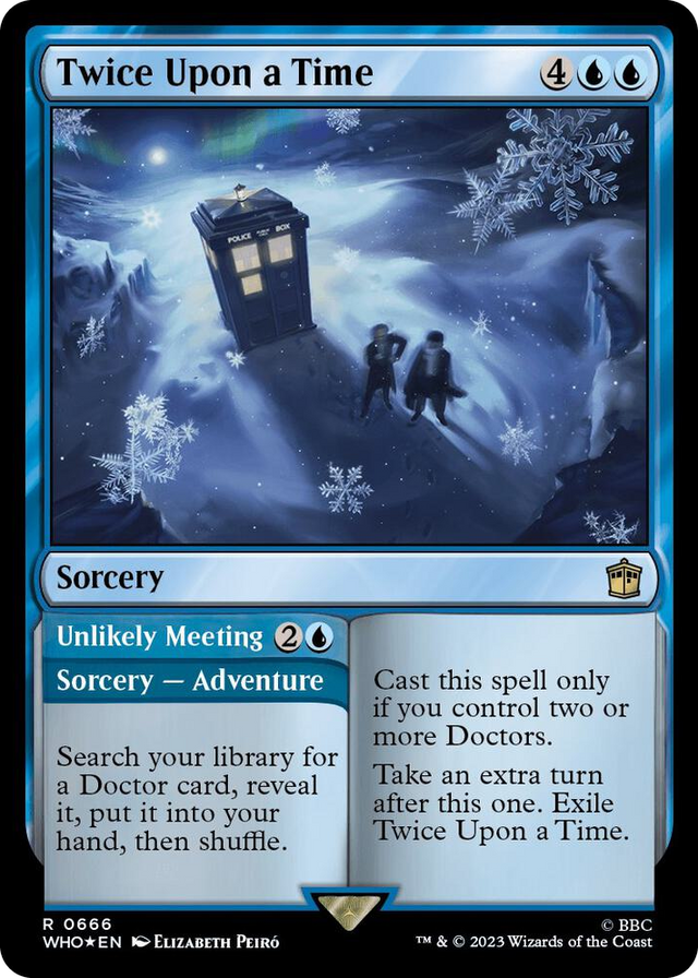 0666 Twice Upon a Time (Surge Foil) R Universes Beyond: Doctor Who