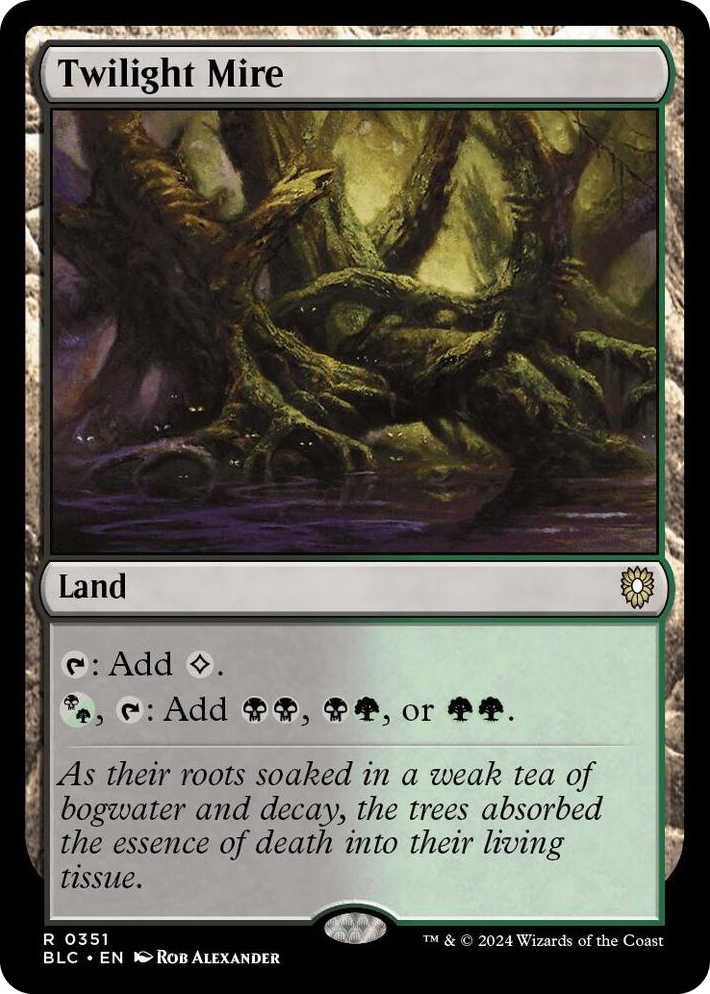 0351 Twilight Mire R Commander: Bloomburrow