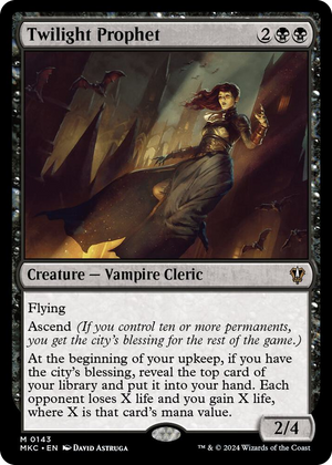 0143 Twilight Prophet M Commander: Murders at Karlov Manor