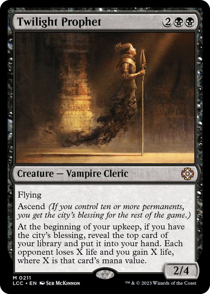 Twilight Prophet #211 M - Commander: The Lost Caverns of Ixalan Pokemon card