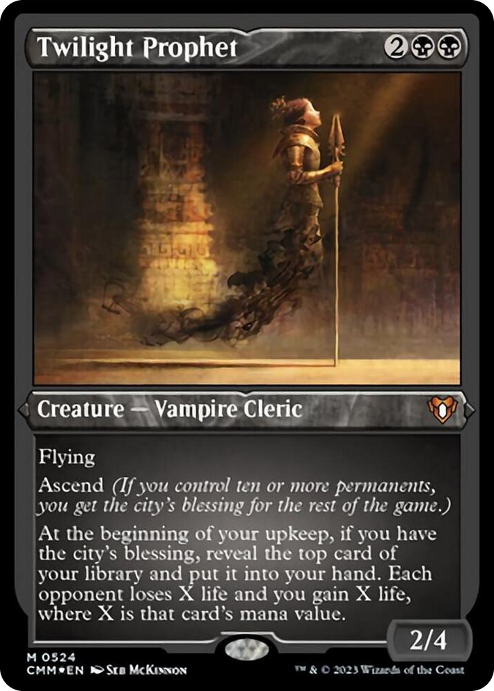 0524 Twilight Prophet (Foil Etched) M Commander Masters