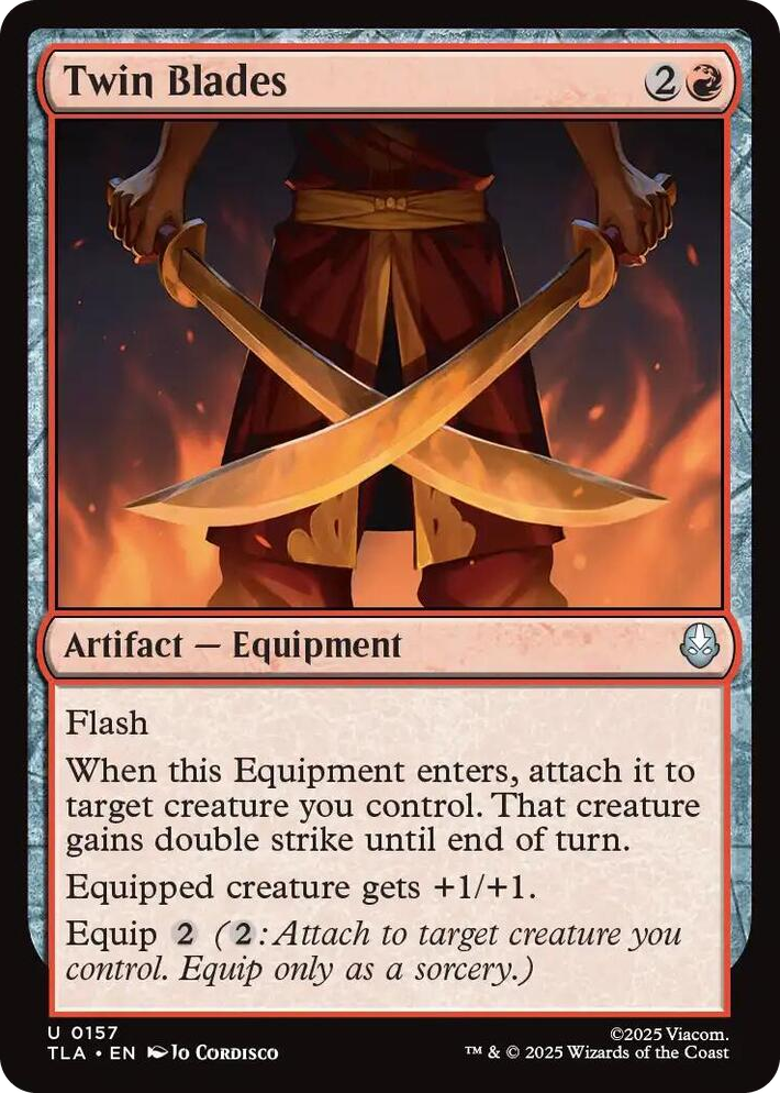 0157 Twin Blades U The Last Airbender