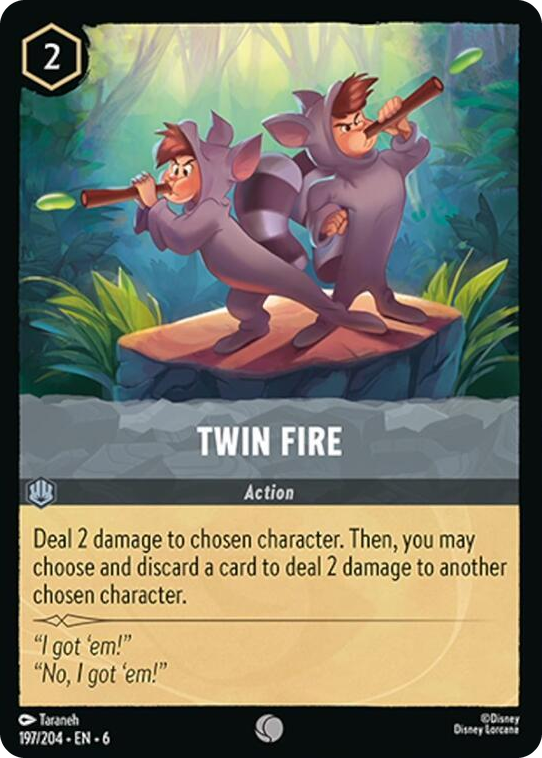 0197 Twin Fire Common Azurite Sea