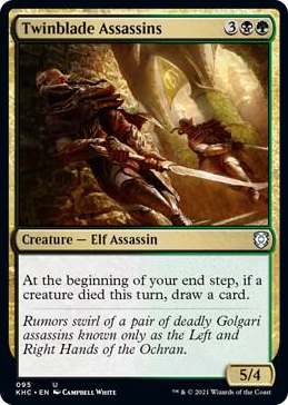 0095 Twinblade Assassins U Commander: Kaldheim