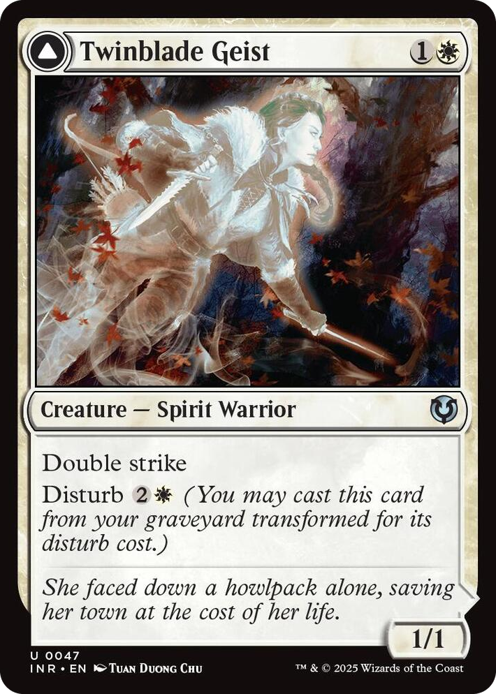 0047 Twinblade Geist U Innistrad Remastered
