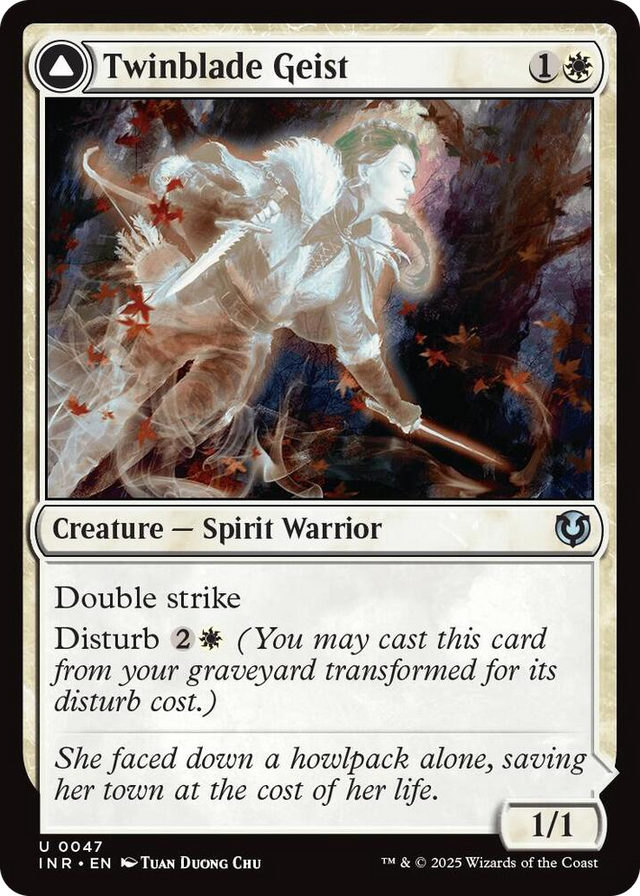 0047 Twinblade Geist U Innistrad Remastered