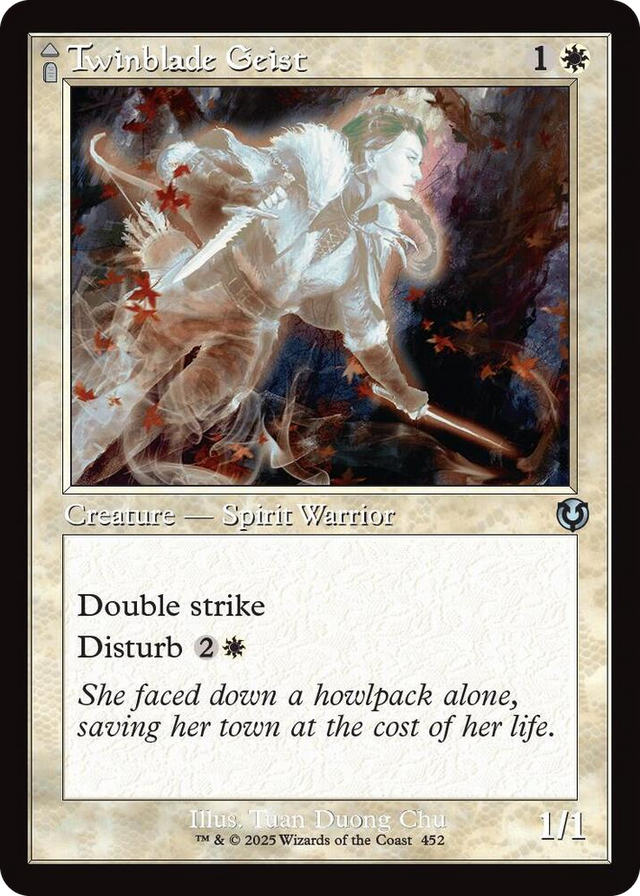 0452 Twinblade Geist (Retro Frame) U Innistrad Remastered