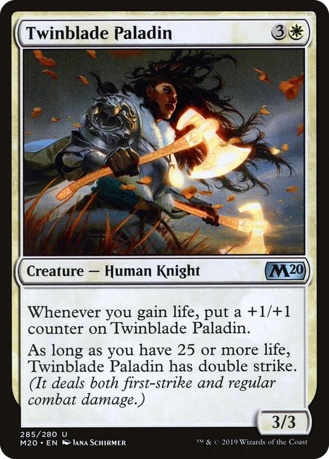 0285 Twinblade Paladin U Core Set 2020