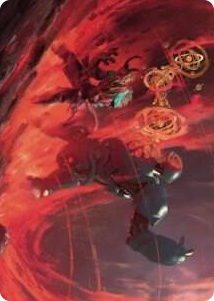 0039 Twinferno Art Card S Art Series: Dominaria United