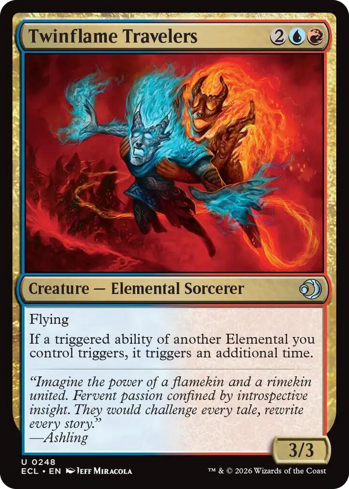 Twinflame Travelers #248 U - Lorwyn Eclipsed Pokemon card