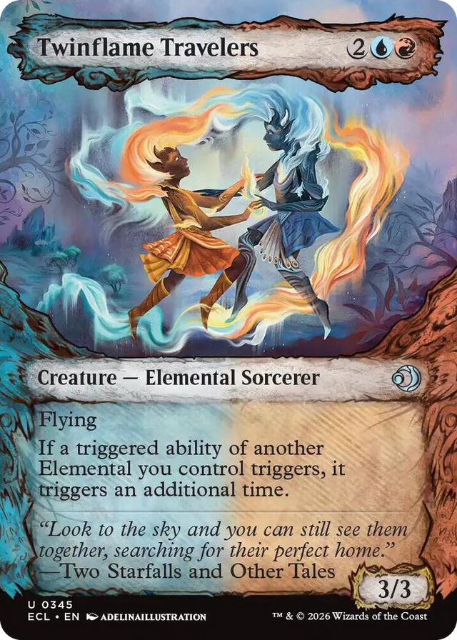 0345 Twinflame Travelers (Showcase) U Lorwyn Eclipsed
