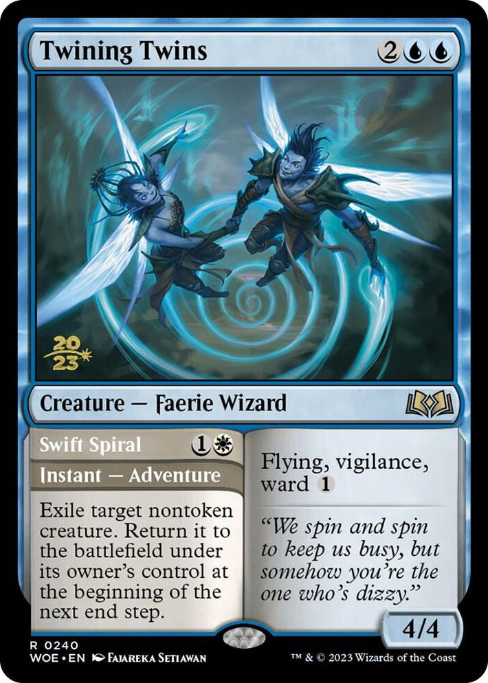 0240 Twining Twins R Prerelease Cards