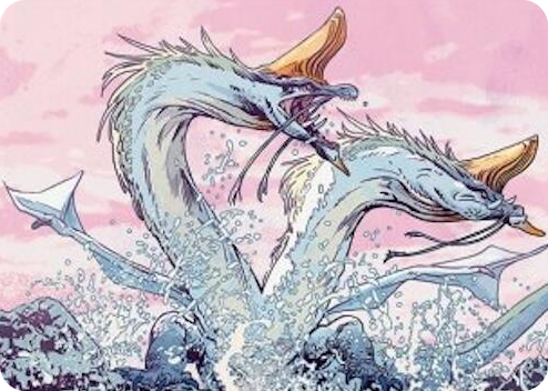 Twinmaw Stormbrood Art Card (39/54) #39 S - Art Series: Tarkir: Dragonstorm Pokemon card
