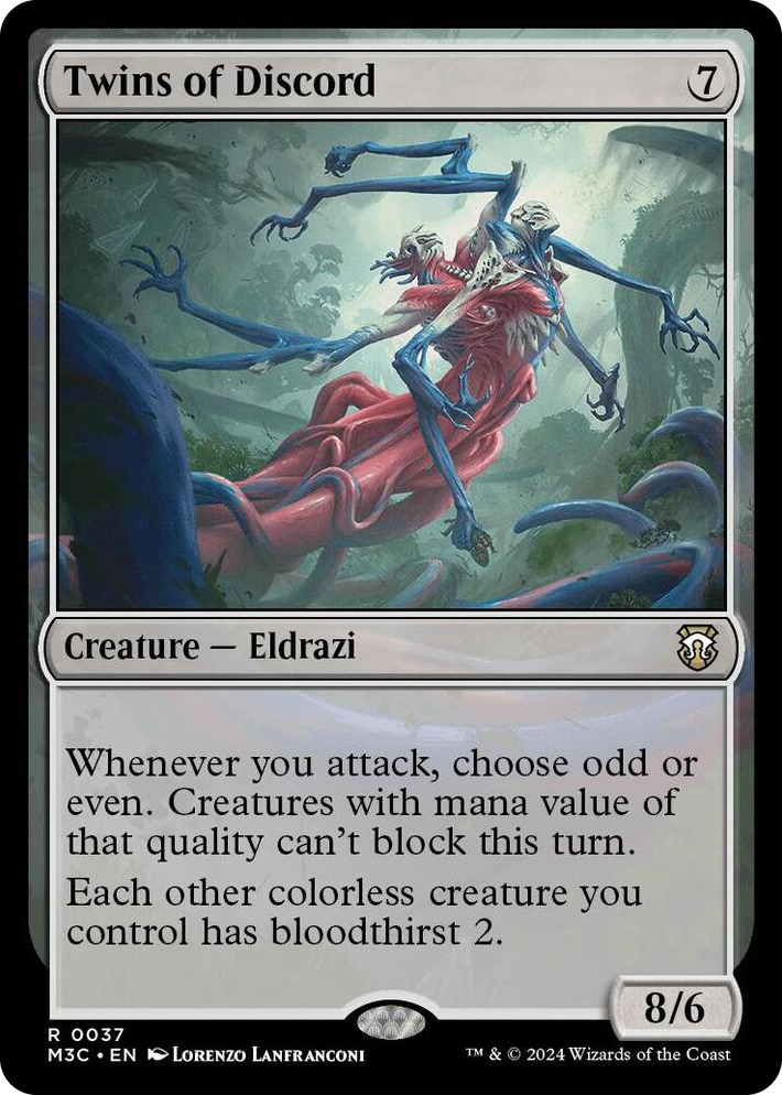 0037 Twins of Discord R Commander: Modern Horizons 3