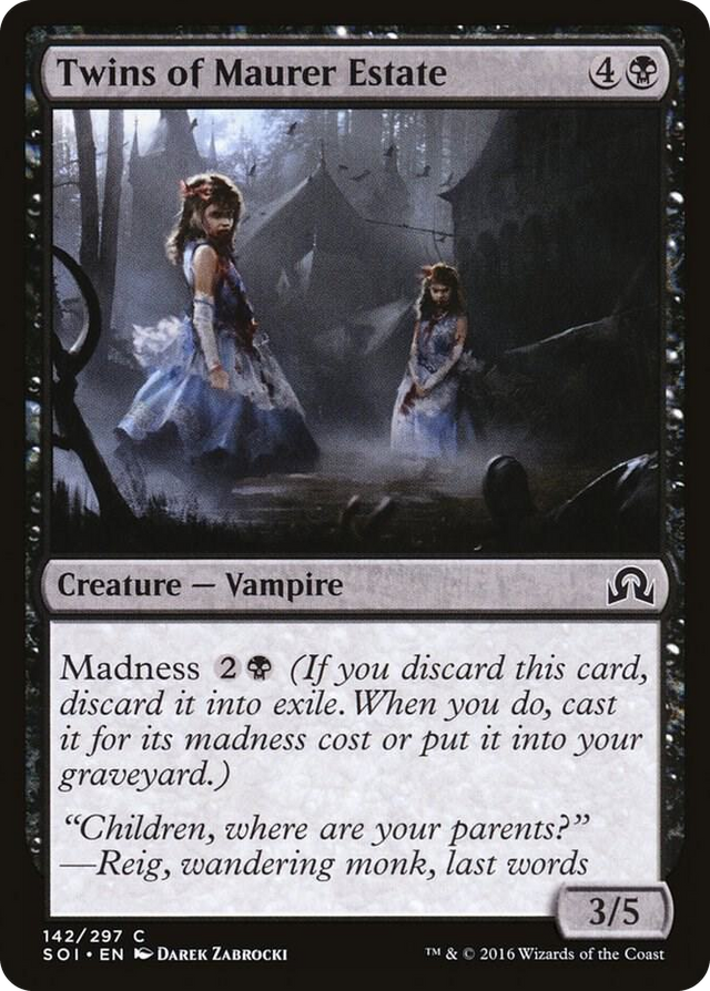 0142 Twins of Maurer Estate C Shadows over Innistrad