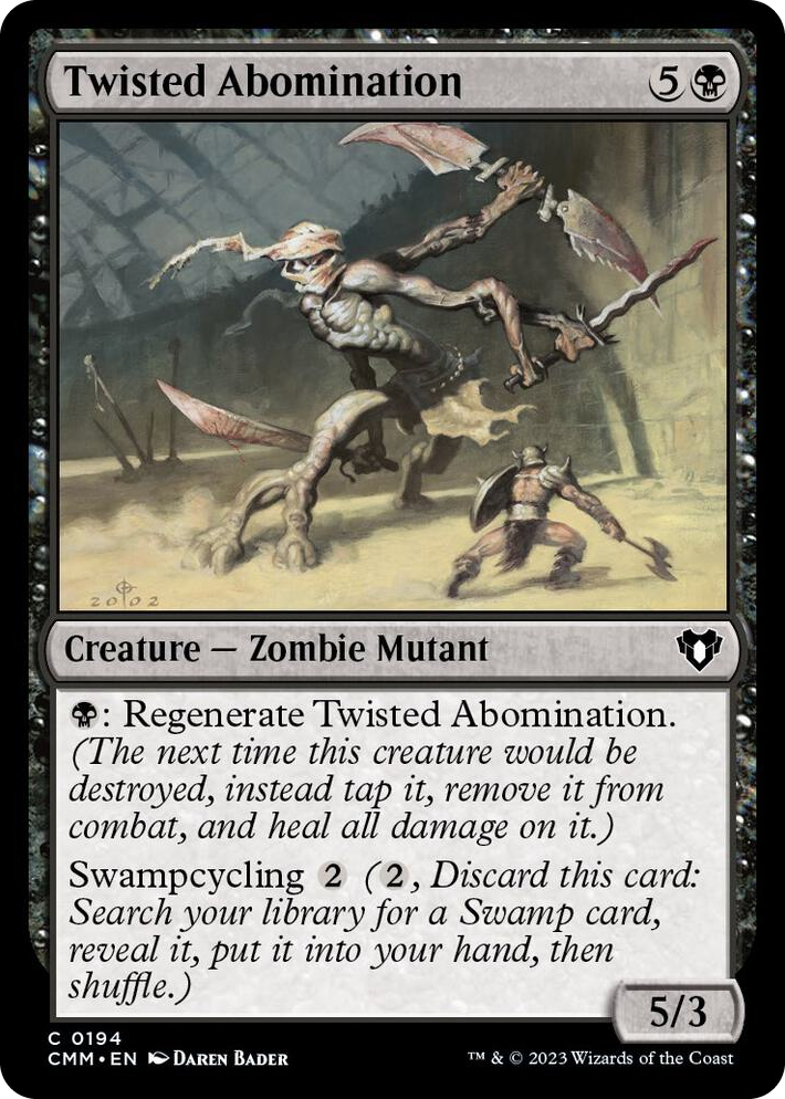 0194 Twisted Abomination C Commander Masters