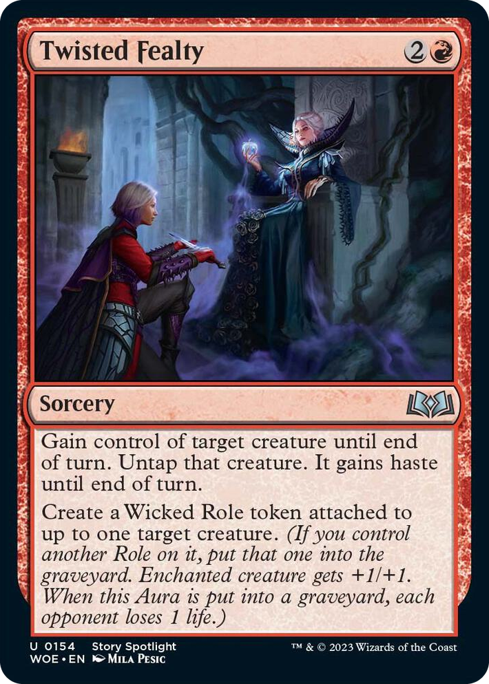 0154 Twisted Fealty U Wilds of Eldraine