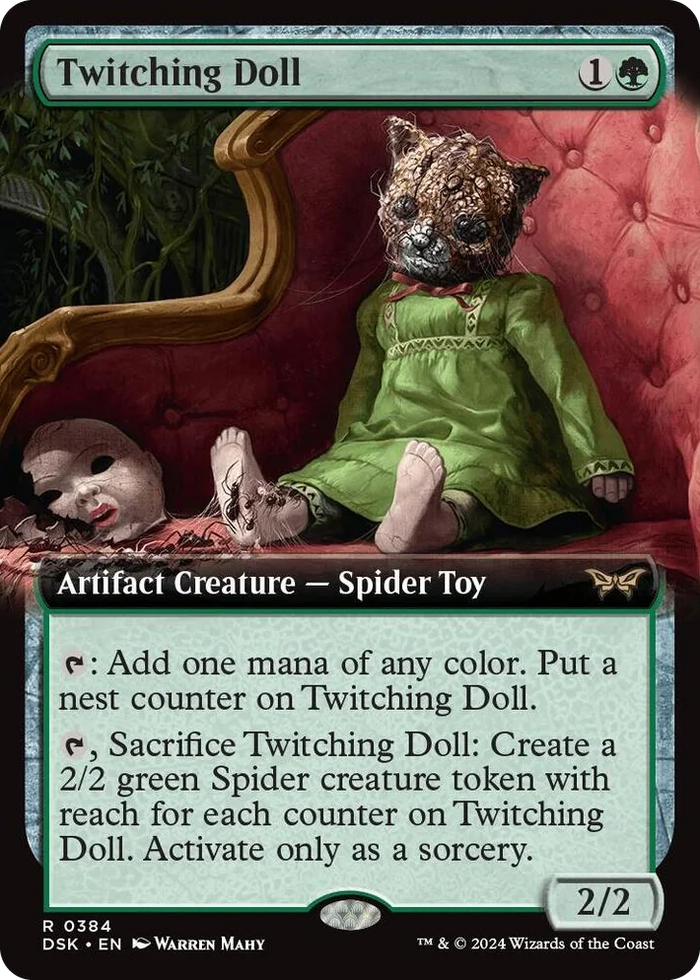 0384 Twitching Doll (Extended Art) R Duskmourn: House of Horror