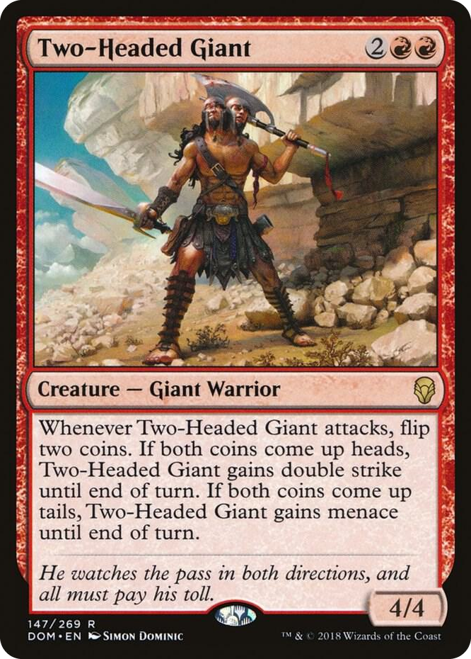 0147 Two-Headed Giant R Dominaria