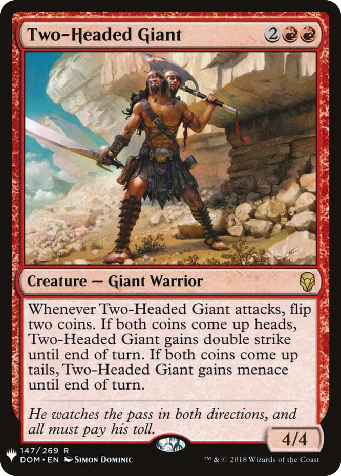 0147 Two-Headed Giant R The List Reprints