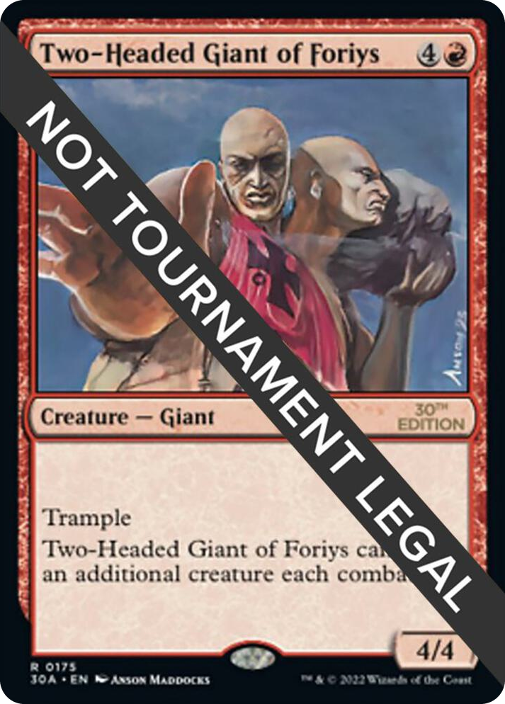 0175 Two-Headed Giant of Foriys R 30th Anniversary Edition