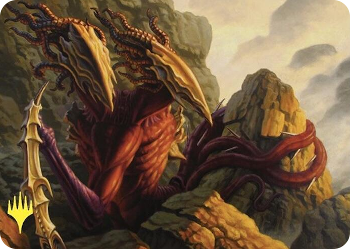 Two-Headed Sliver Art Card (Gold-Stamped) #79 S - Art Series: Commander Masters Pokemon card