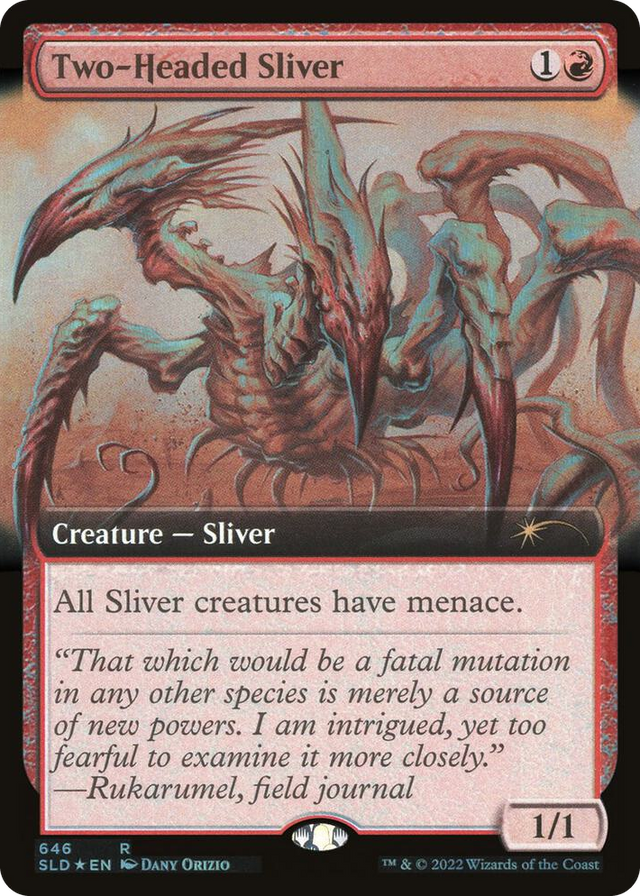 0646 Two-Headed Sliver (Extended Art) R Secret Lair Drop Series