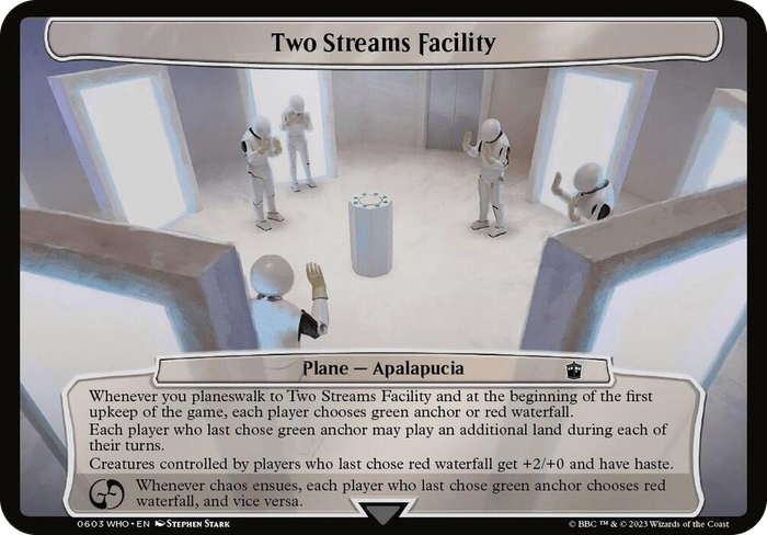Two Streams Facility #603 T - Planechase: Universes Beyond: Doctor Who Pokemon card