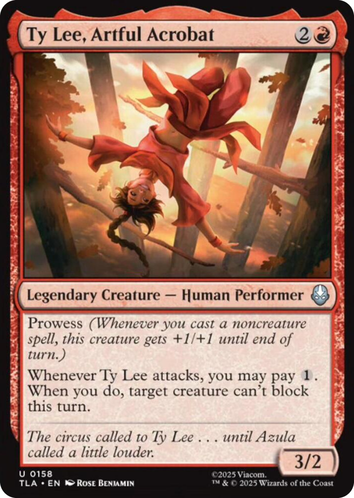 0158 Ty Lee, Artful Acrobat U The Last Airbender