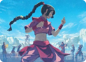 0005 Ty Lee, Chi Blocker Art Card S Art Series: Avatar: The Last Airbender
